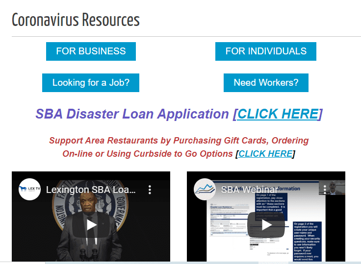 Coronavirus Resource Page